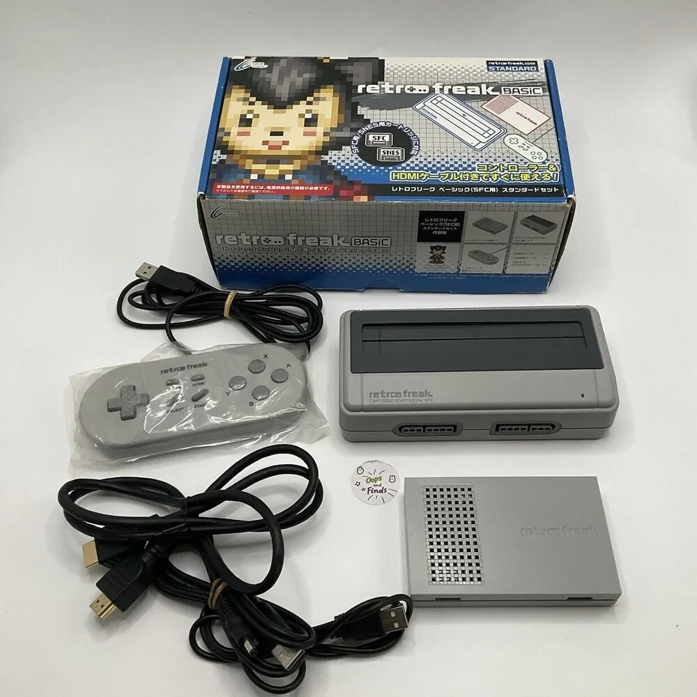 Retro Freak BASIC SFC Standard Set CIB Tested Working Japan Cyber Gadget TESTED